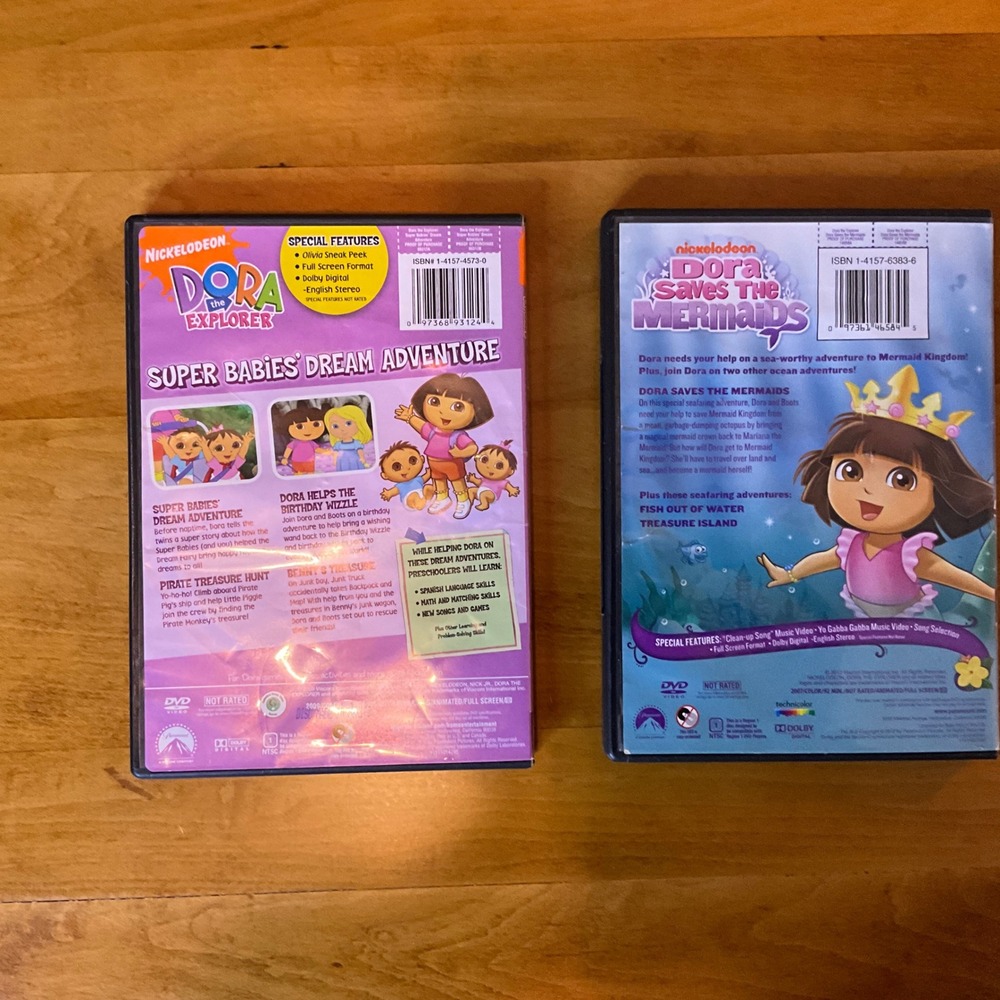 Nickelodeon Dora Explorer Super Babies Dream Adventure Dora Saves Mermaids DVD - Picture 3 of 3